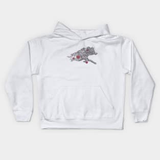 wolf king Kids Hoodie